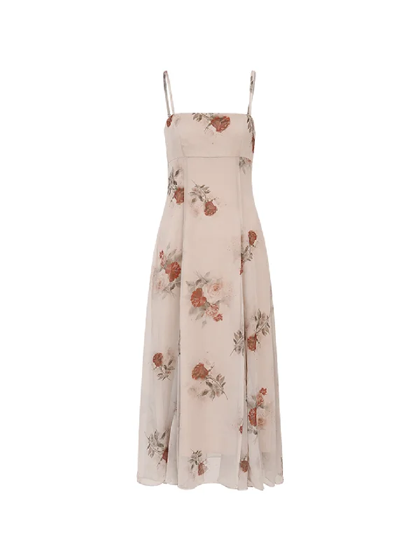 Mute beige long dress Tunics Exclusive limited