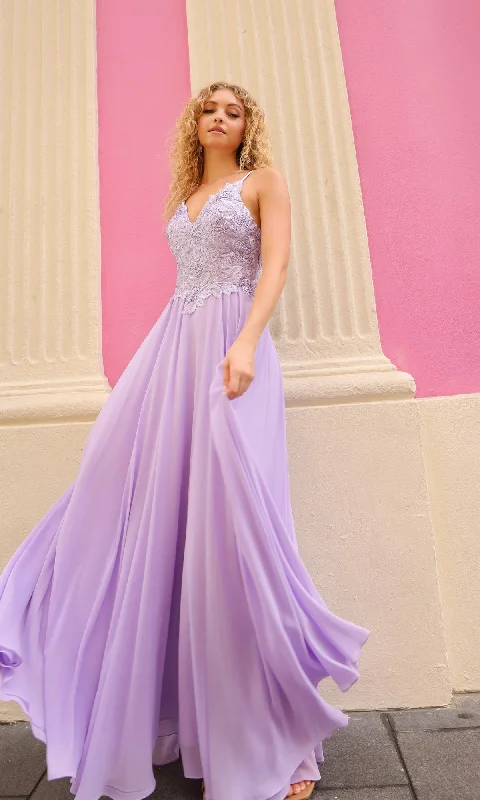 Formal Long Dress C1462 By Nox Anabel Floral Print girly