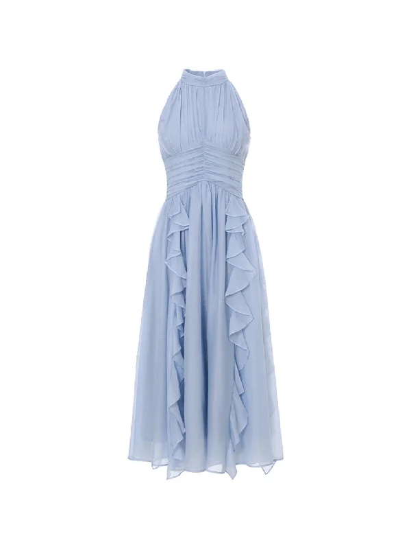 Nemesis ruffle long dress Tunics Timeless classic