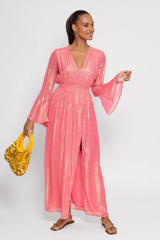 NOLA LONG DRESS GRENADINE Tunics Bridal satin