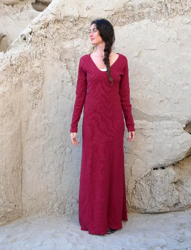 Ritual RAGLAN Sleeve Simplicity Long Dress Turtleneck Neckline Stylish