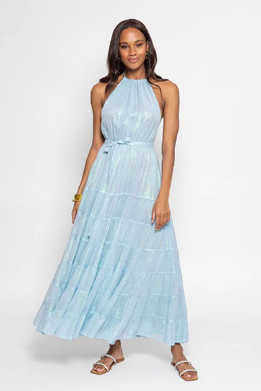 SOPHIE LONG DRESS AZURIN Bodycon Club Sequined