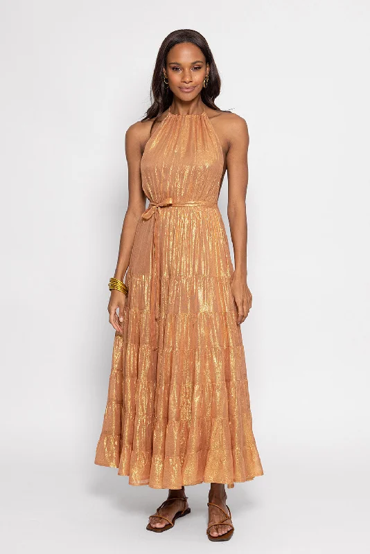 SOPHIE LONG DRESS SAND Tunics Summer linen