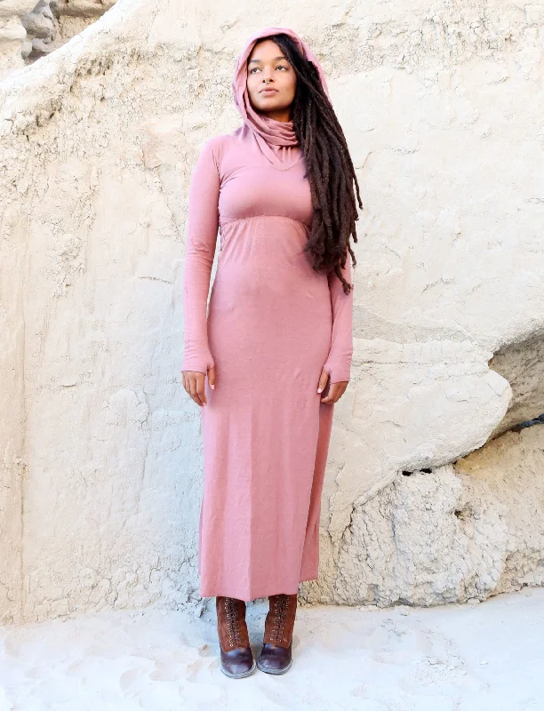 Super Cowl Empire Simplicity Long Dress Square Neckline Feminine