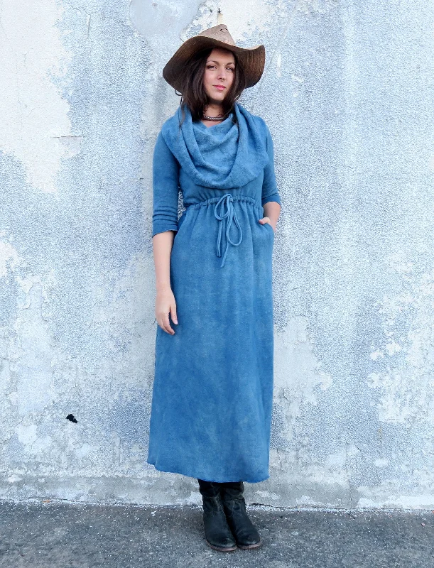 Super Cowl Gaia Long Dress Tunics Fashionable chic
